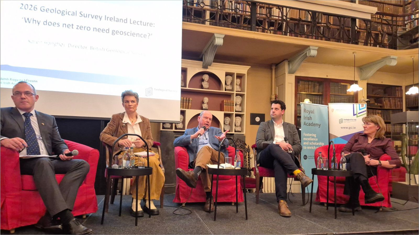 Panel discussion at GSI Geoscience lecture